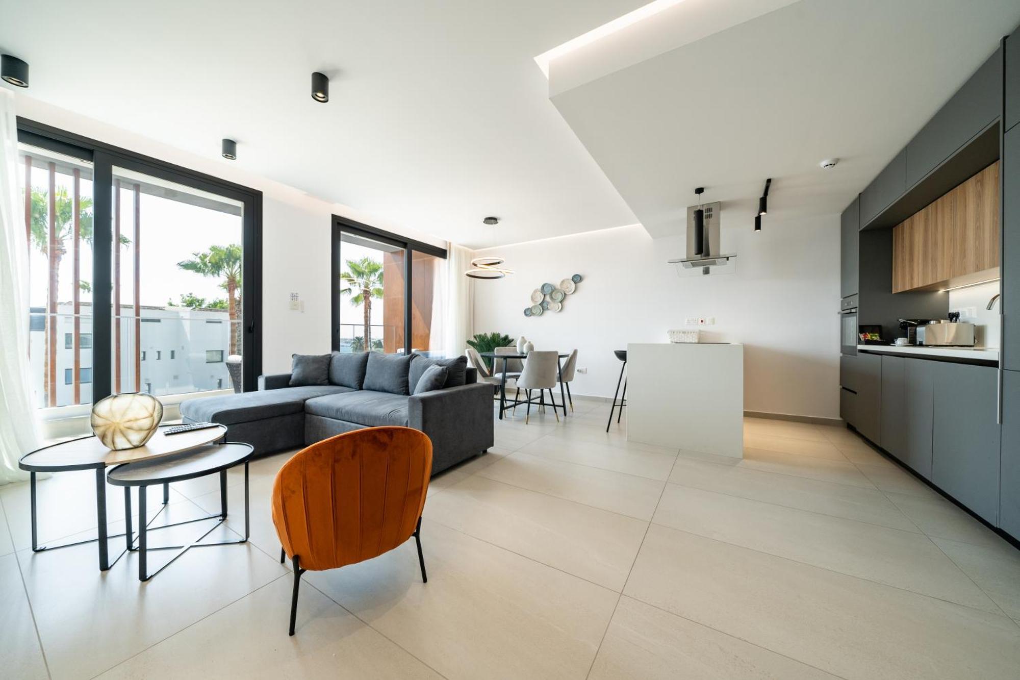Waterside Sea View Apartments パ フォス 部屋 写真