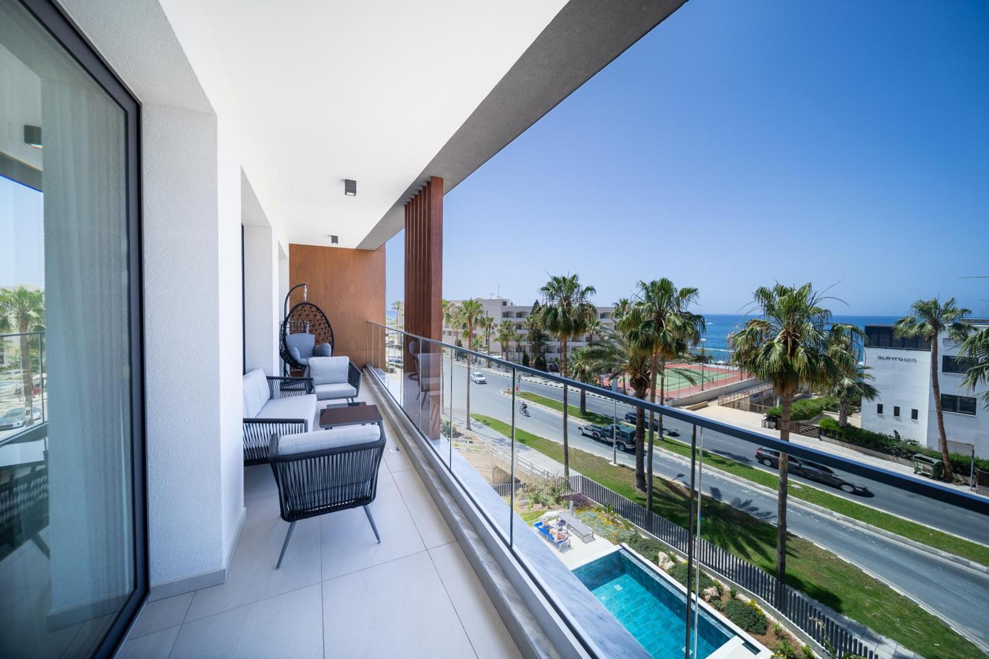 Waterside Sea View Apartments パ フォス エクステリア 写真